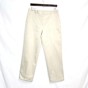 Foxcroft Khaki Straight Full Leg Pants. 8